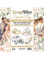 Scrapboys Special Day 6x6 Inch Pop Up Paper Pad (SB-SPDA-11)