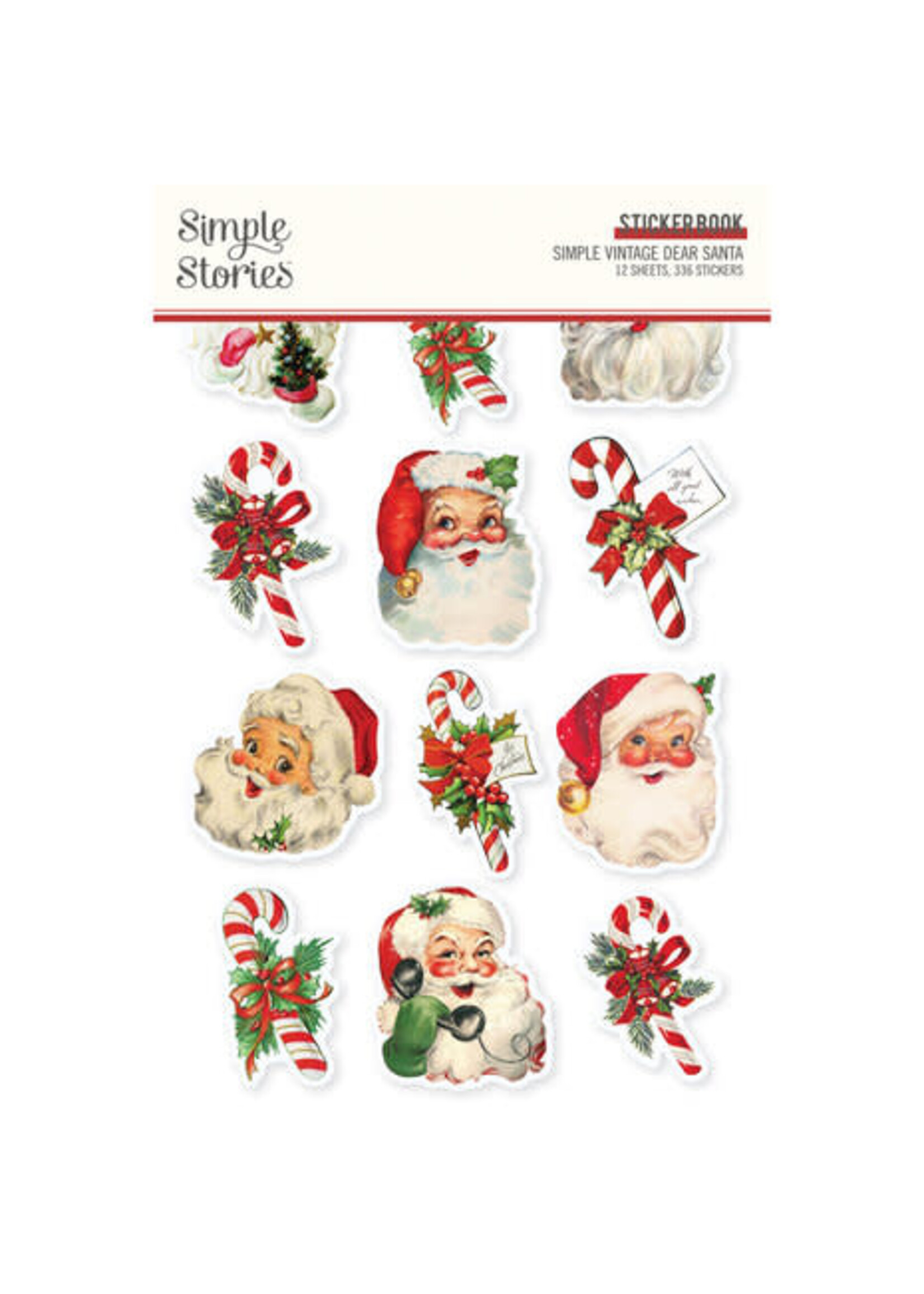 simple stories Simple Vintage Dear Santa Sticker Book (20826)