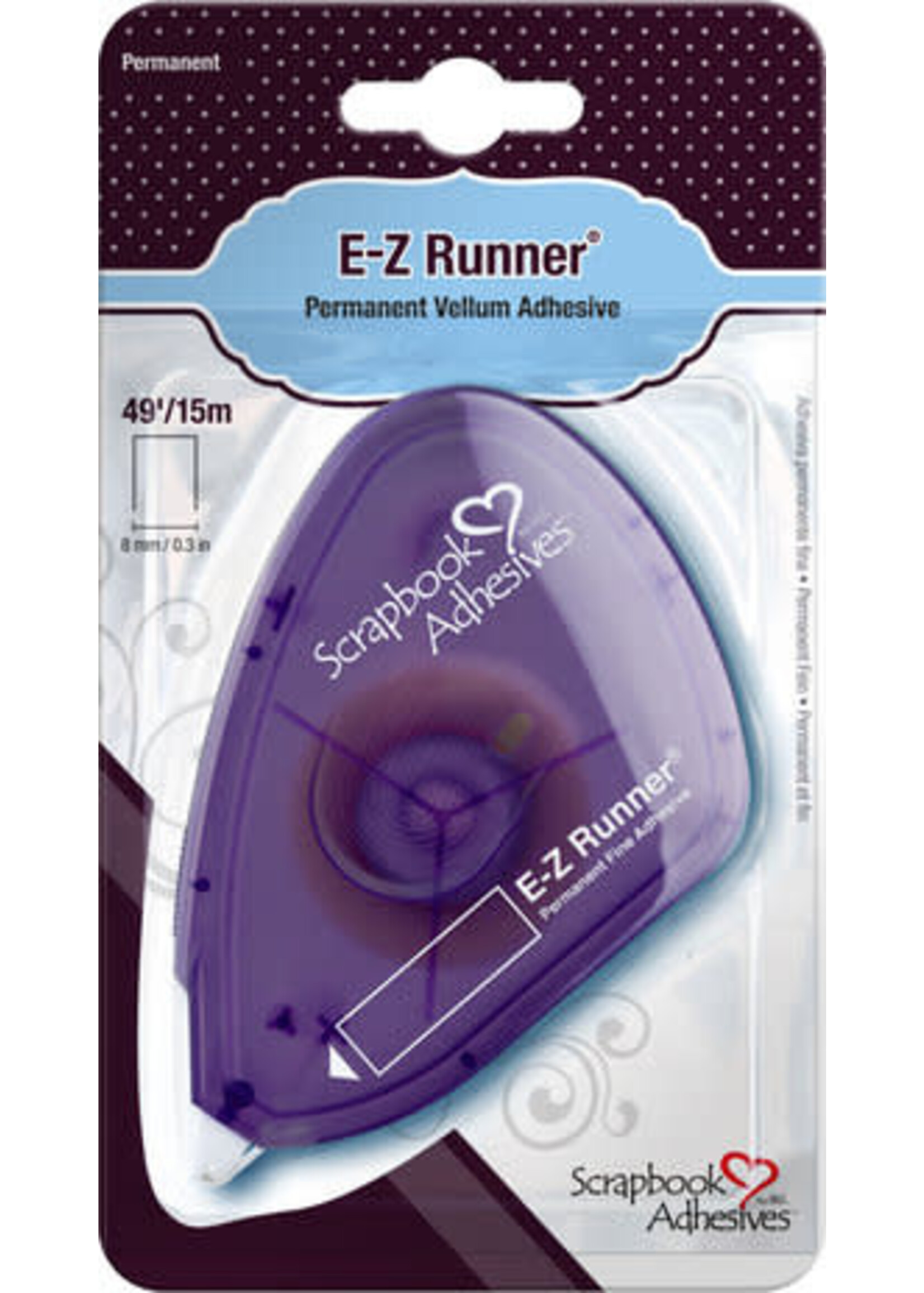 Scrapbook Adhesives E-Z Runner Permanent Vellum Adhesive Dispenser (01643)