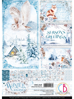 Ciao Bella WINTER JOURNEY CREATIVE PAD A4 9/PKG