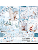 Ciao Bella WINTER JOURNEY PAPER PAD 12"X12" 12/PKG