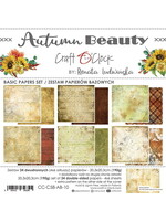 Craft O Clock AUTUMN BEAUTY - SET OF BASIC PAPERS 20,3X20,3CM