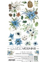 Craft O Clock WINTER MORNING - EXTRAS SET - FLOWERS