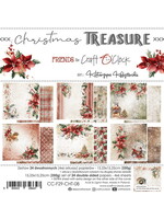 Craft O Clock CHRISTMAS TREASURE - A SET OF PAPERS 15,25X15,25CM