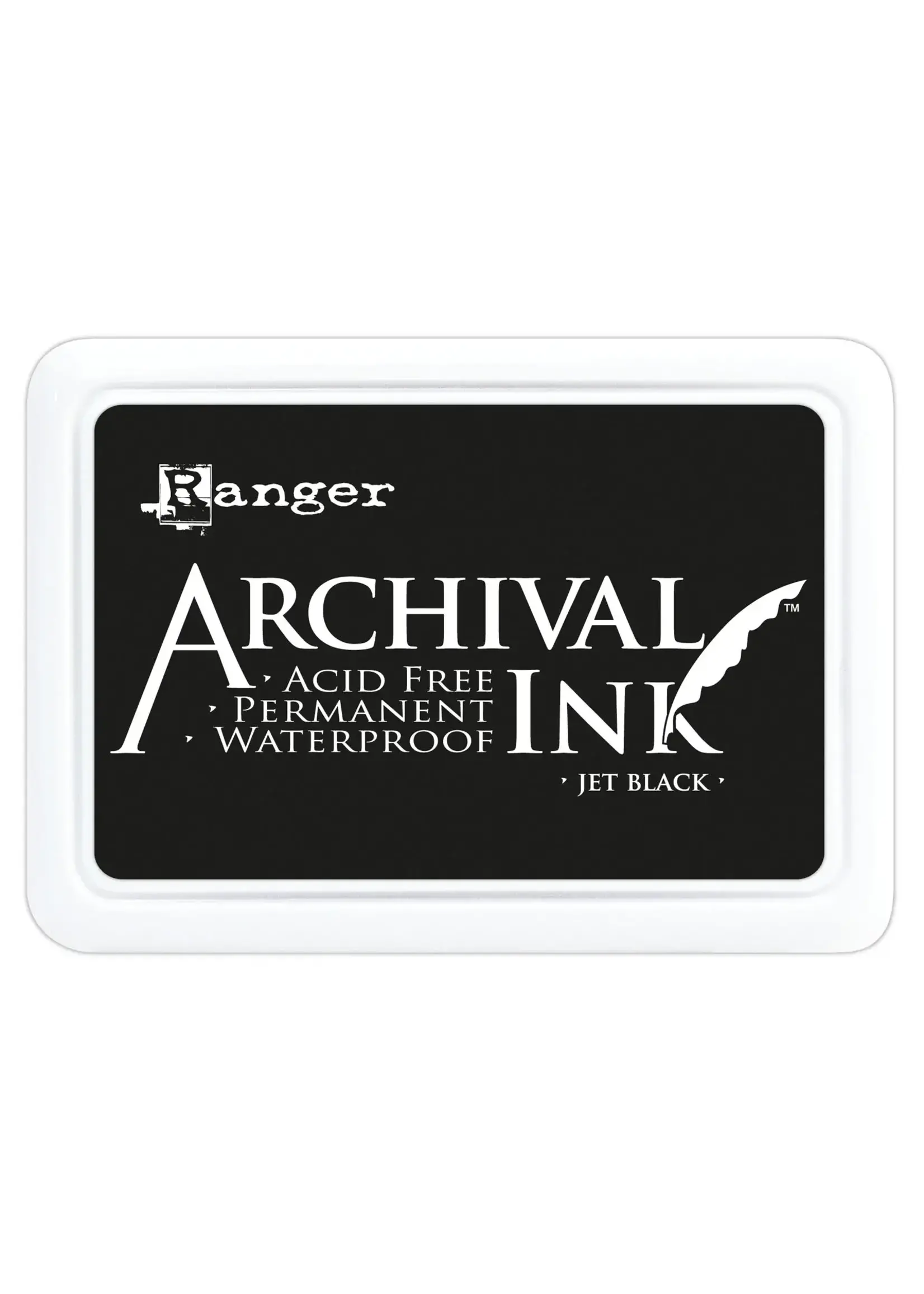 Tsukineko Ranger • Archival ink pad Jet black Ranger Ink15AIP31468