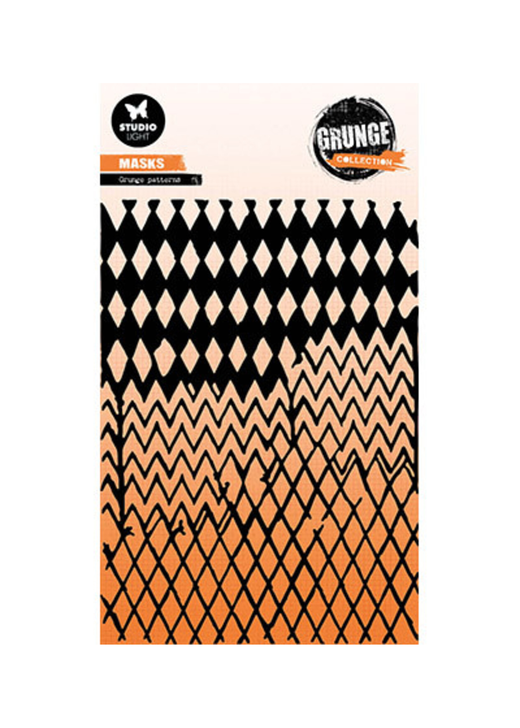Studio Light SL-GR-MASK232 - Grunge patterns Grunge Collection nr.232