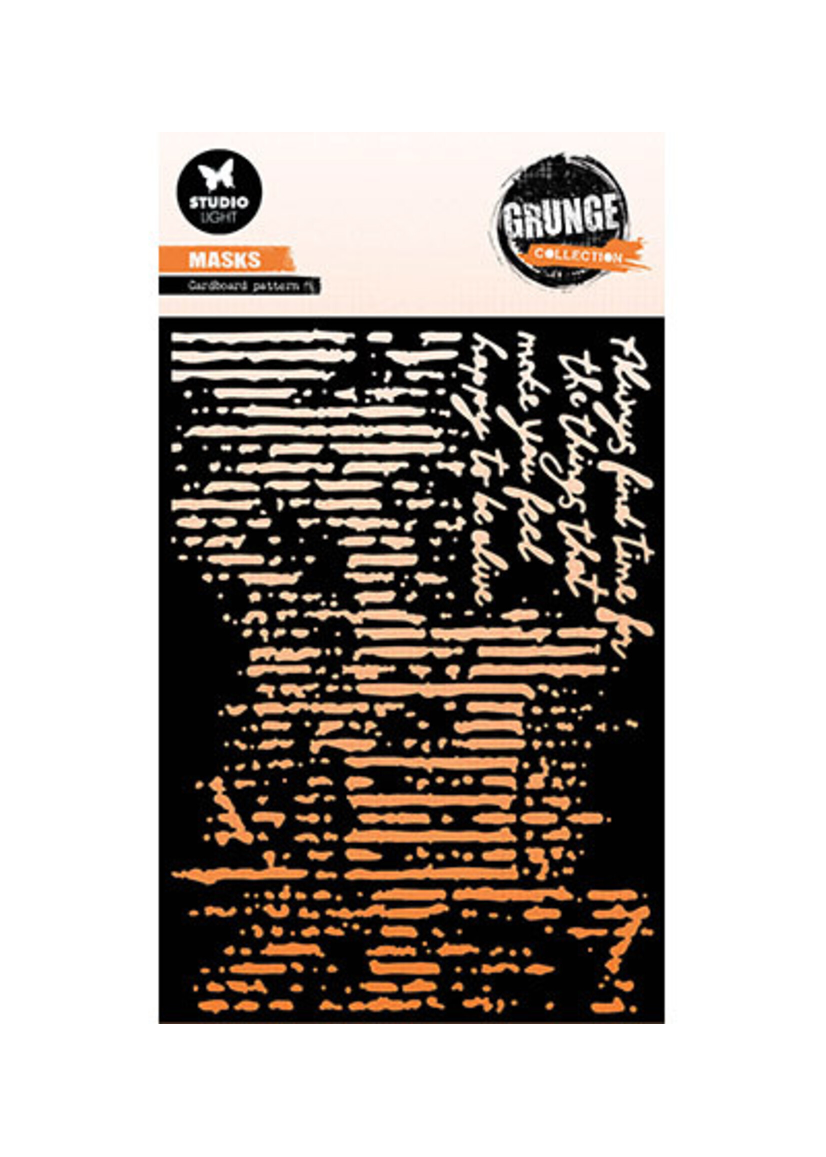 Studio Light SL-GR-MASK233 - Cardboard patterns Grunge Collection nr.233