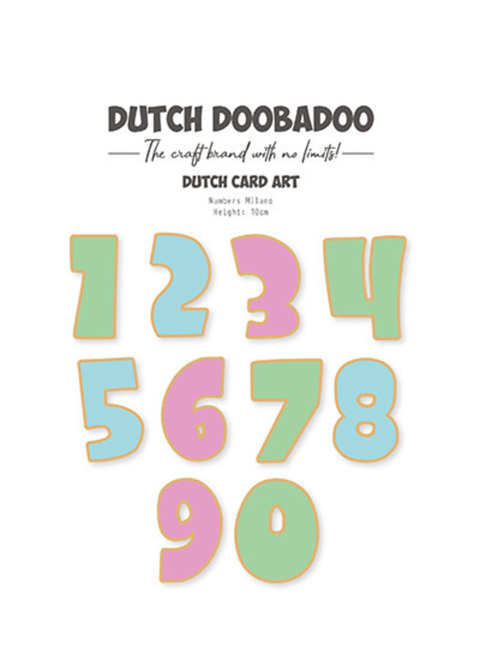 Dutch Doobadoo 470.784.265 - Card-Art Numbers 0-9