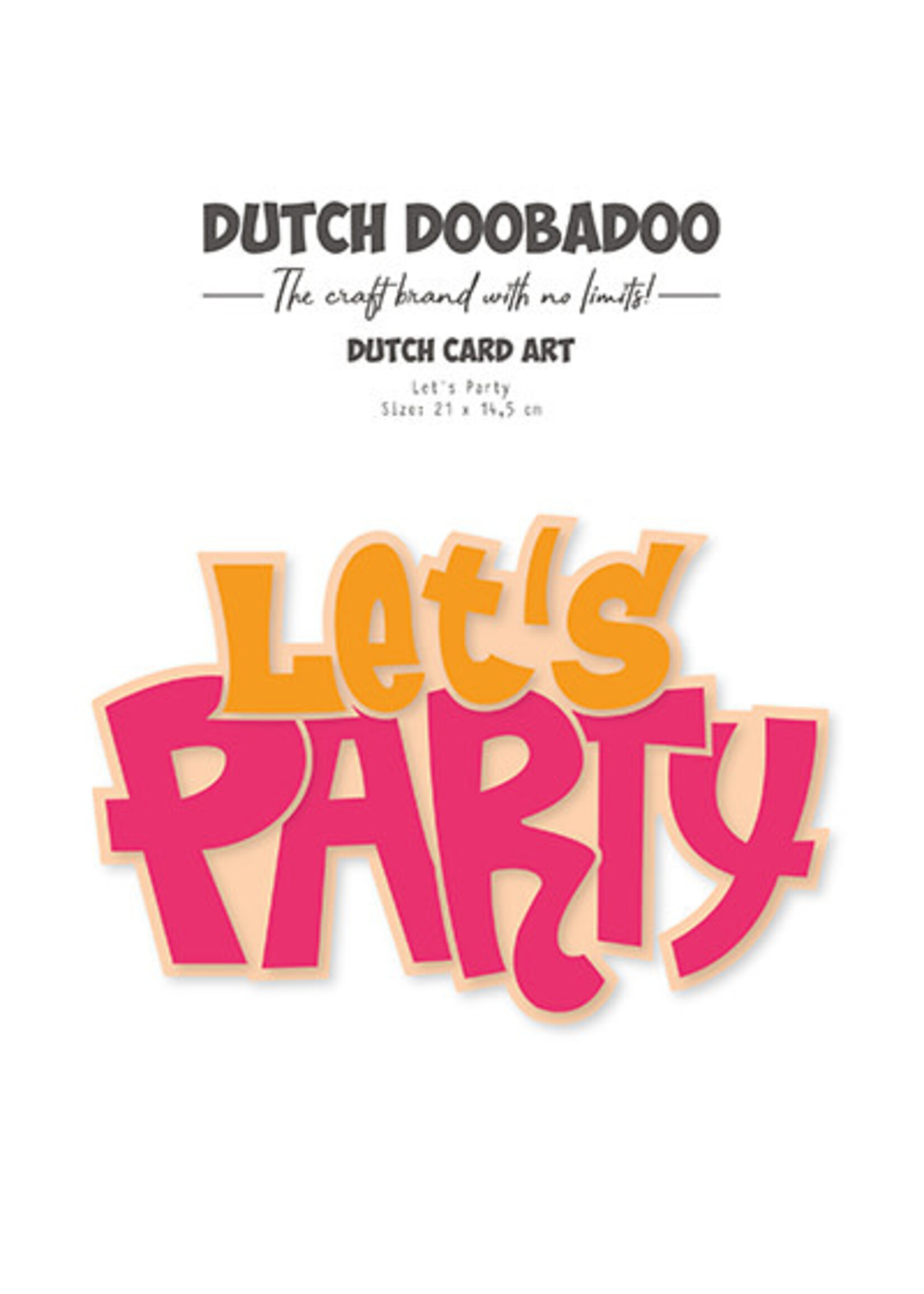 Dutch Doobadoo 470.784.266 - Card-Art Let's Party