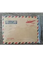 Vintage time airmail envelop 04 circa 7,5x 10 cm 10 stuks