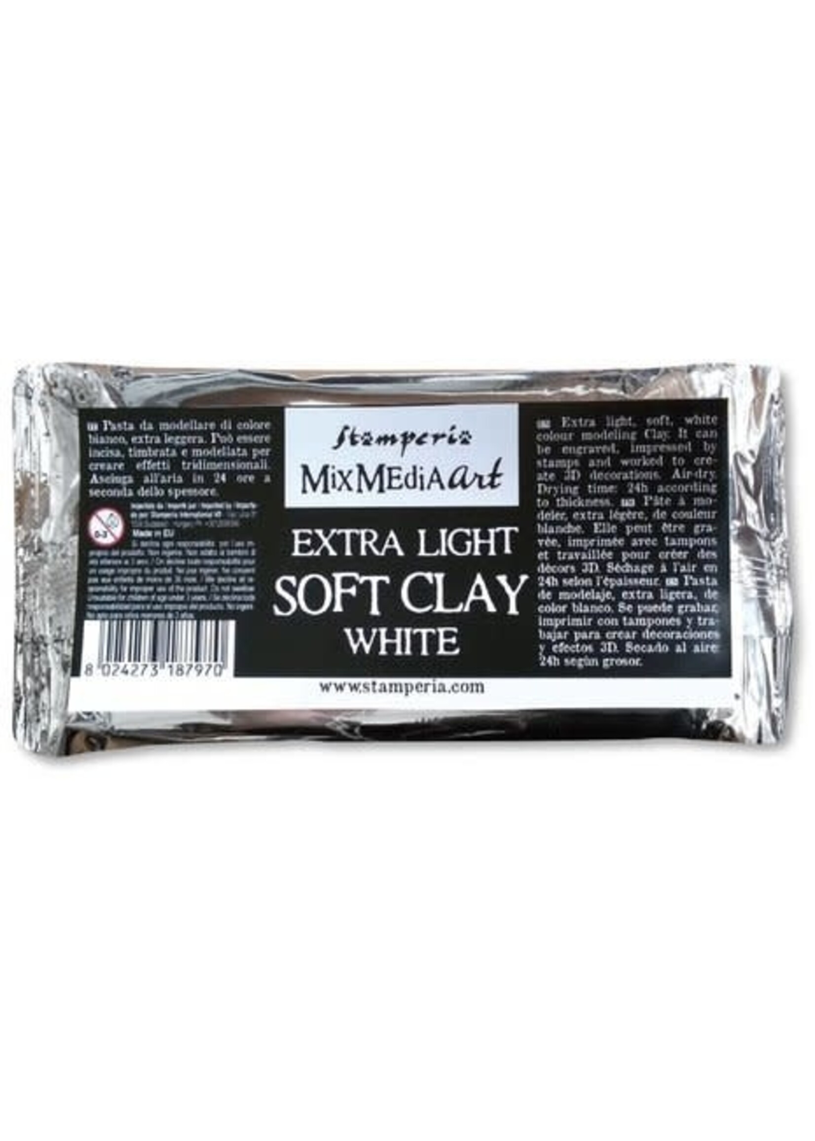 Stamperia Soft Clay 160gr White (K3P44)