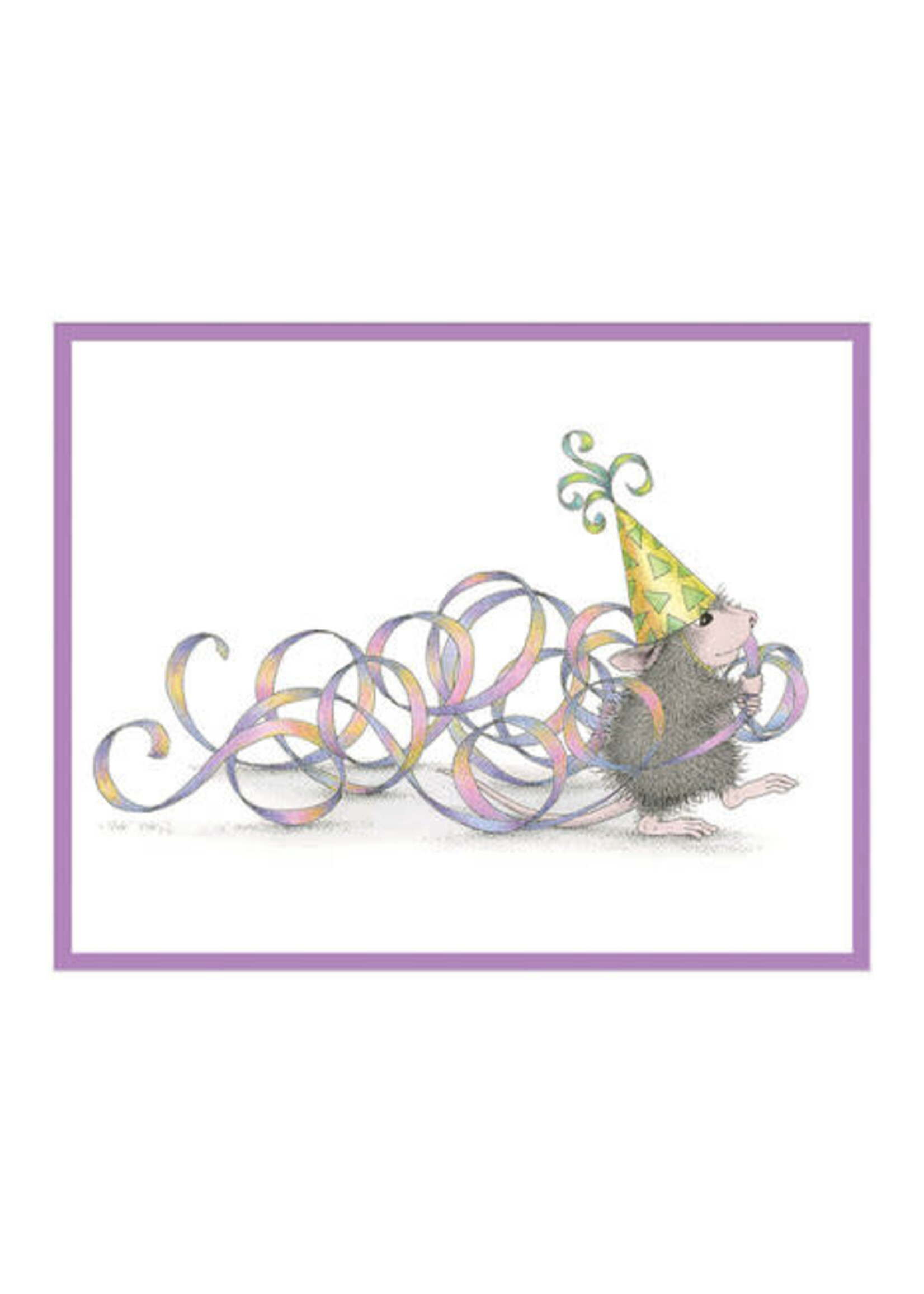 spellbinders Party Streamers Cling Rubber Stamp (RSC-010)