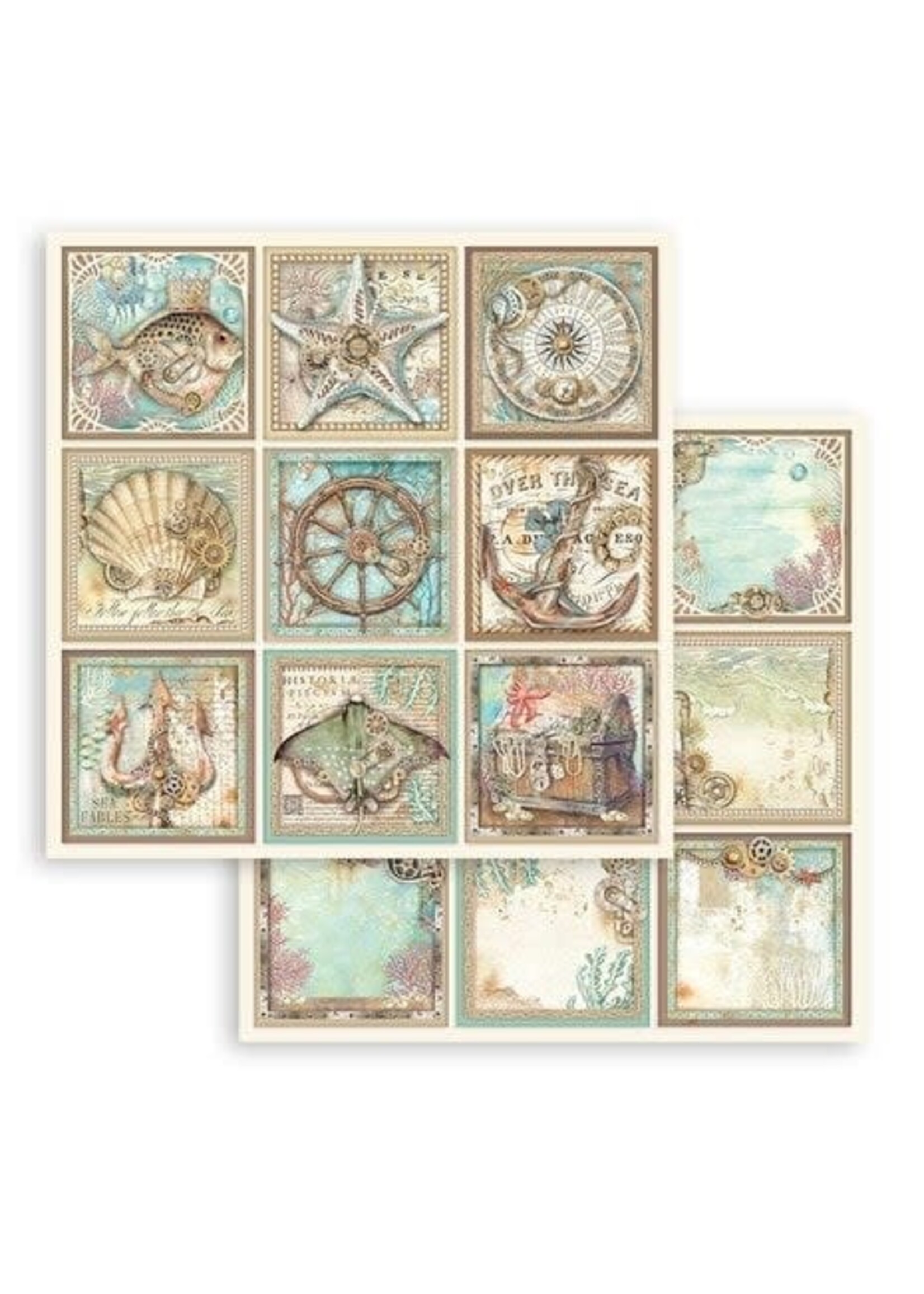 Stamperia Songs of the Sea 12x12 Inch Paper Pack (SBBL141)