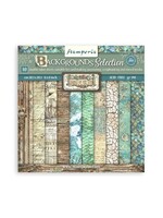 Stamperia Songs of the Sea Backgrounds 8x8 Inch Paper Pack (SBBS91)