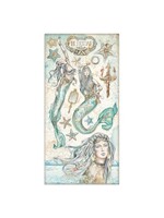 Stamperia Songs of the Sea Collectables 6x12 Inch Paper Pack (SBBV25)