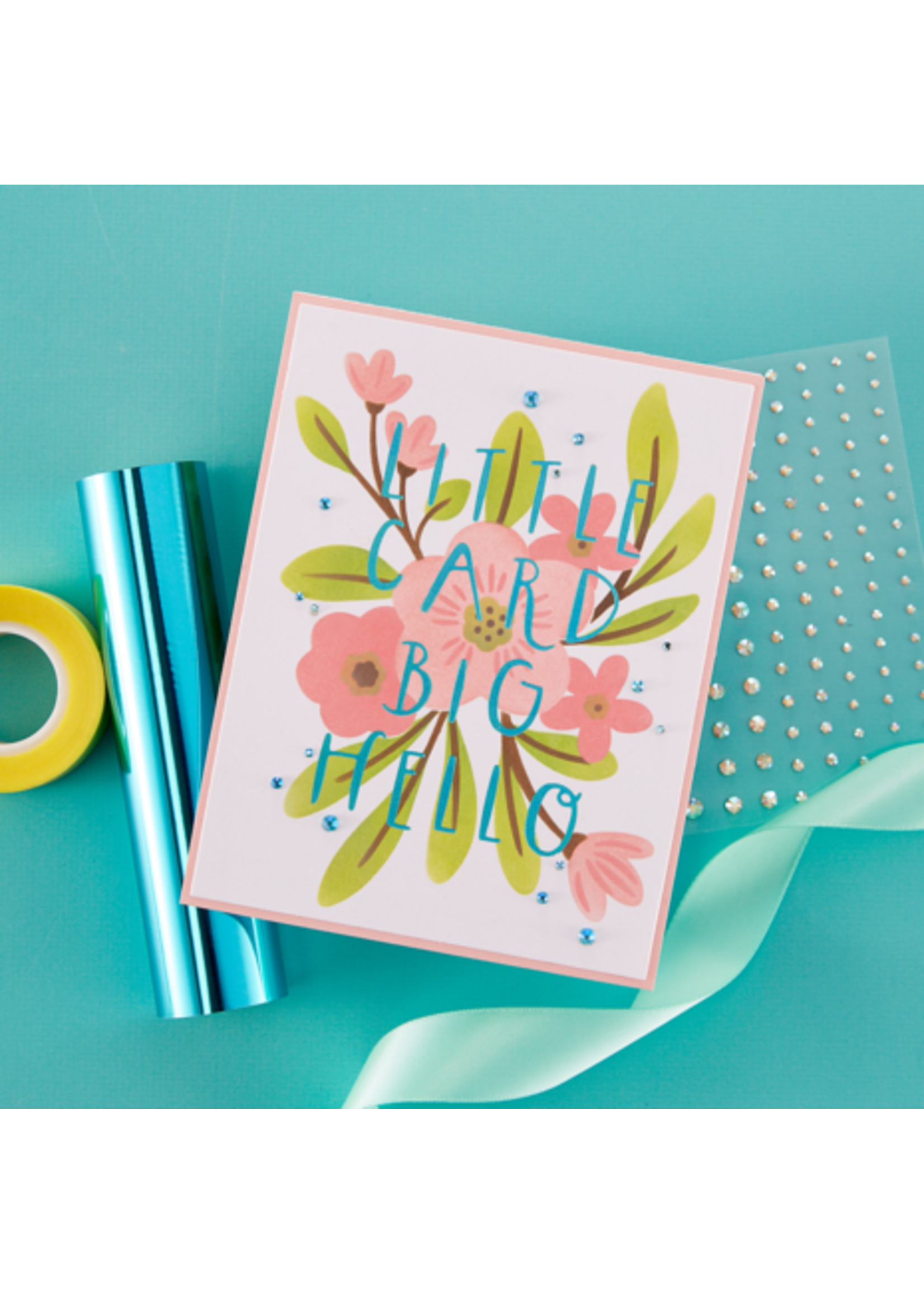 spellbinders Hello Blooms Stencil (STN-063)