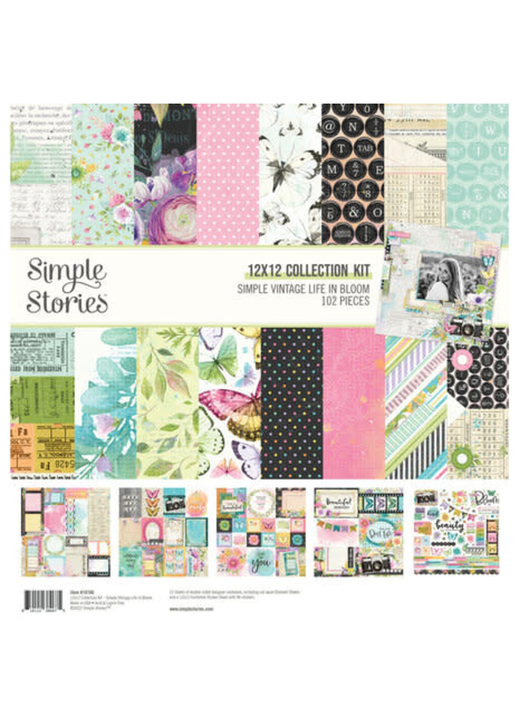 simple stories Simple Vintage Life in Bloom Collection Kit (19700