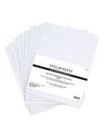 spellbinders Pop-Up Die Cutting Glitter Foam Sheets - White (10pcs) (SCS-291)