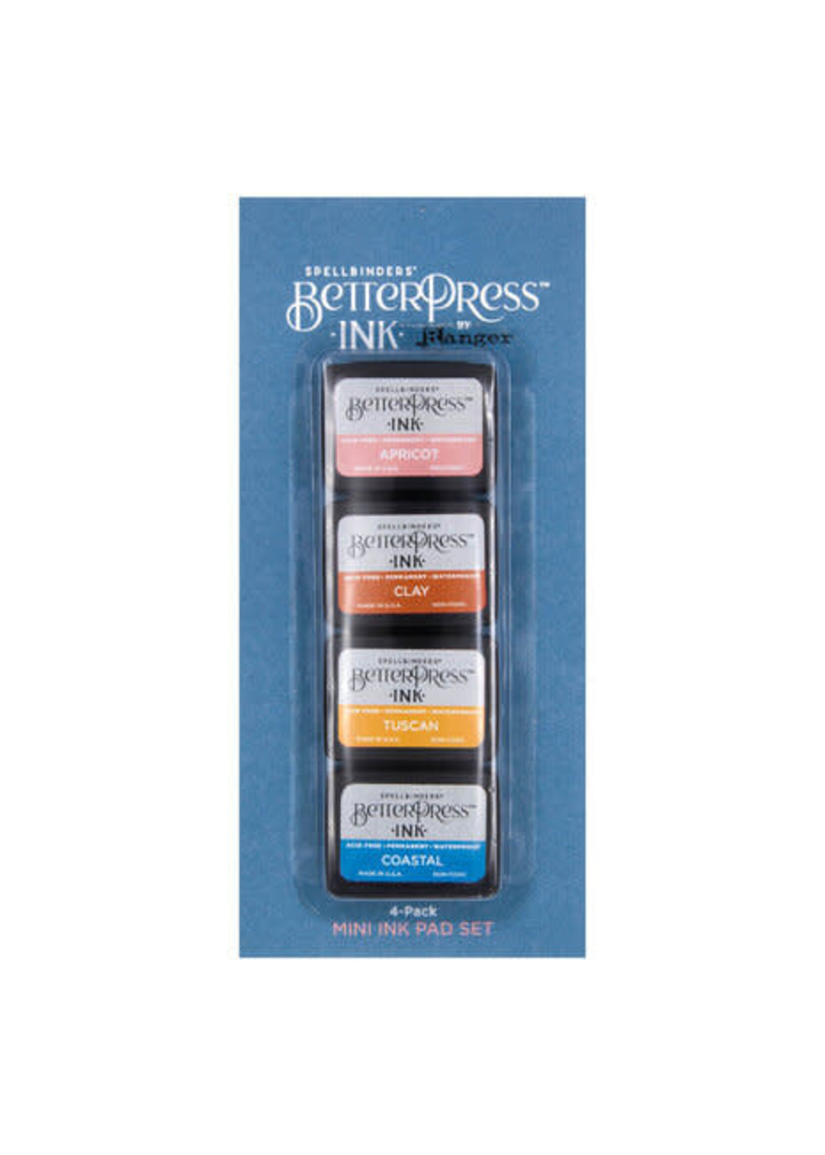 spellbinders BetterPress Ink Desert Sunset Mini Set (4pcs) (BPI-013)