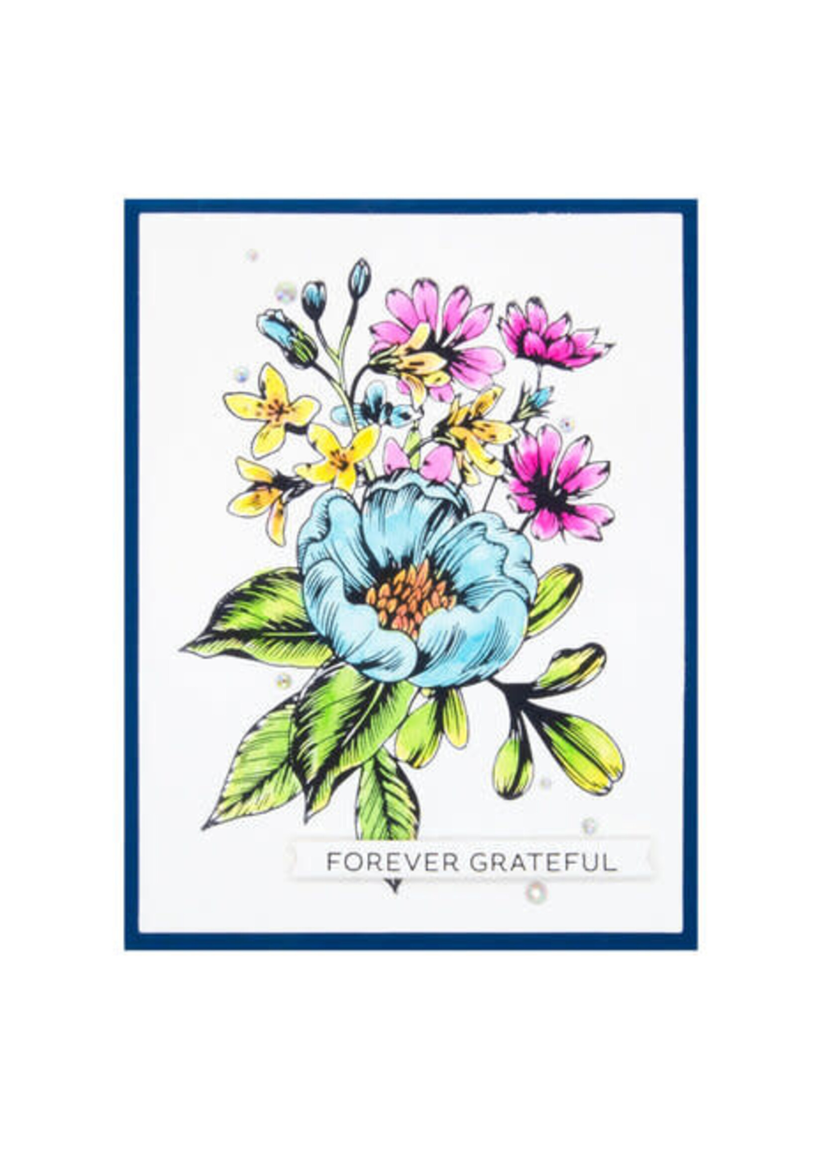 spellbinders Pressed Bouquet Press Plate (BP-012)