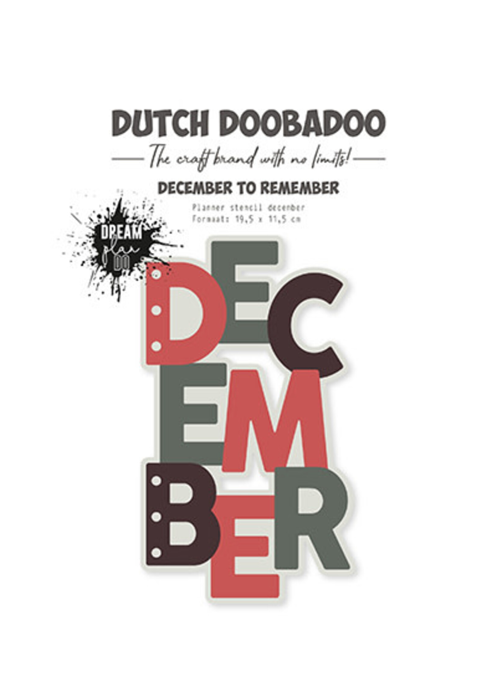 Dutch Doobadoo 470.784.272 - Card-Art December to Remember