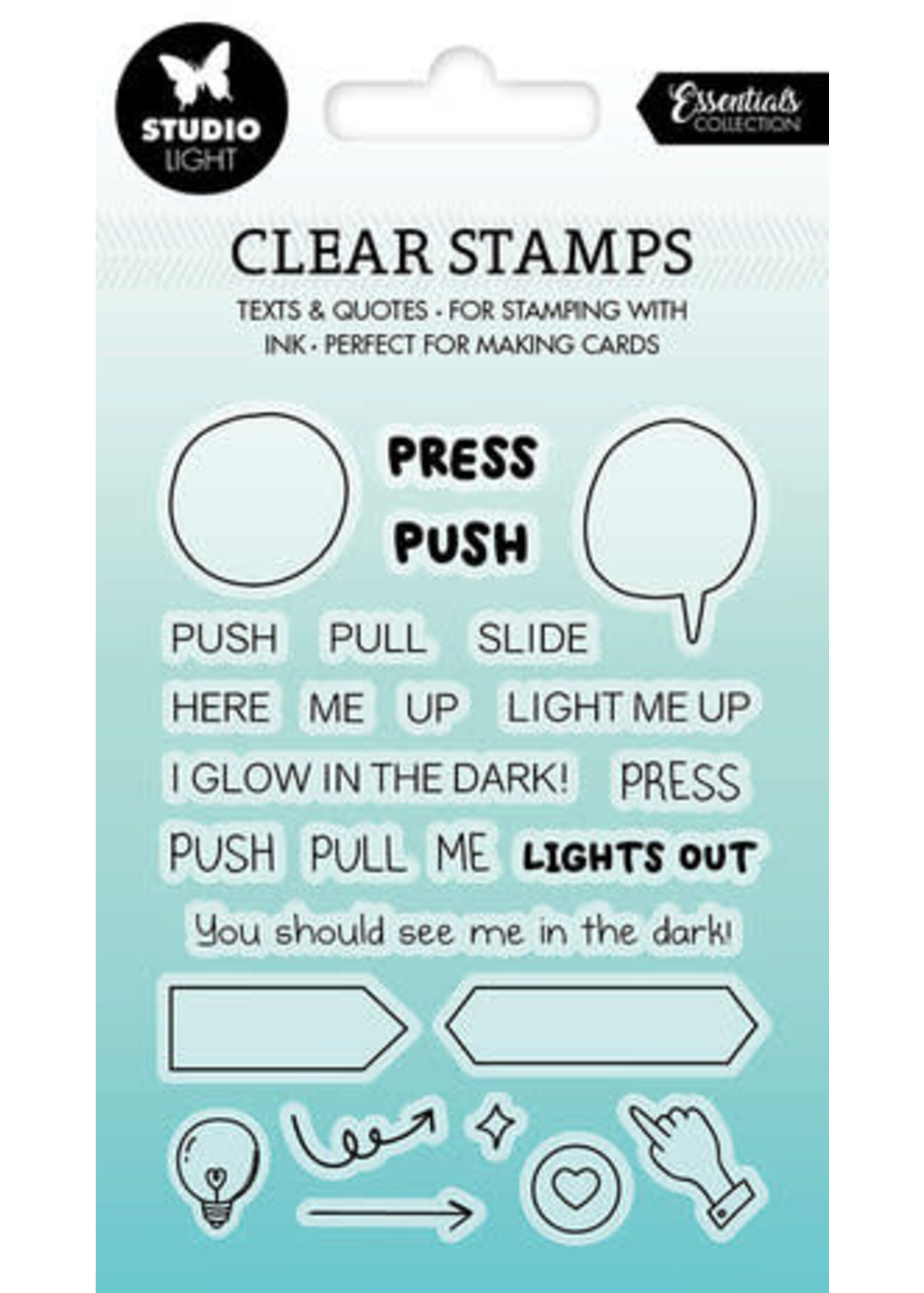 Studio Light interactions Light Up Your Craft Essentials Clear Stamps (SL-ES-STAMP276)