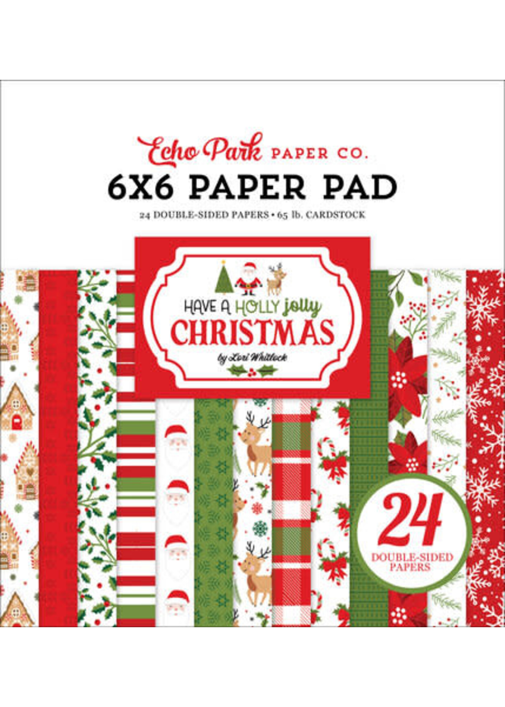 Echo Park Have A Holly Jolly Christmas 6x6 Inch Paper Pad (HJC331023)