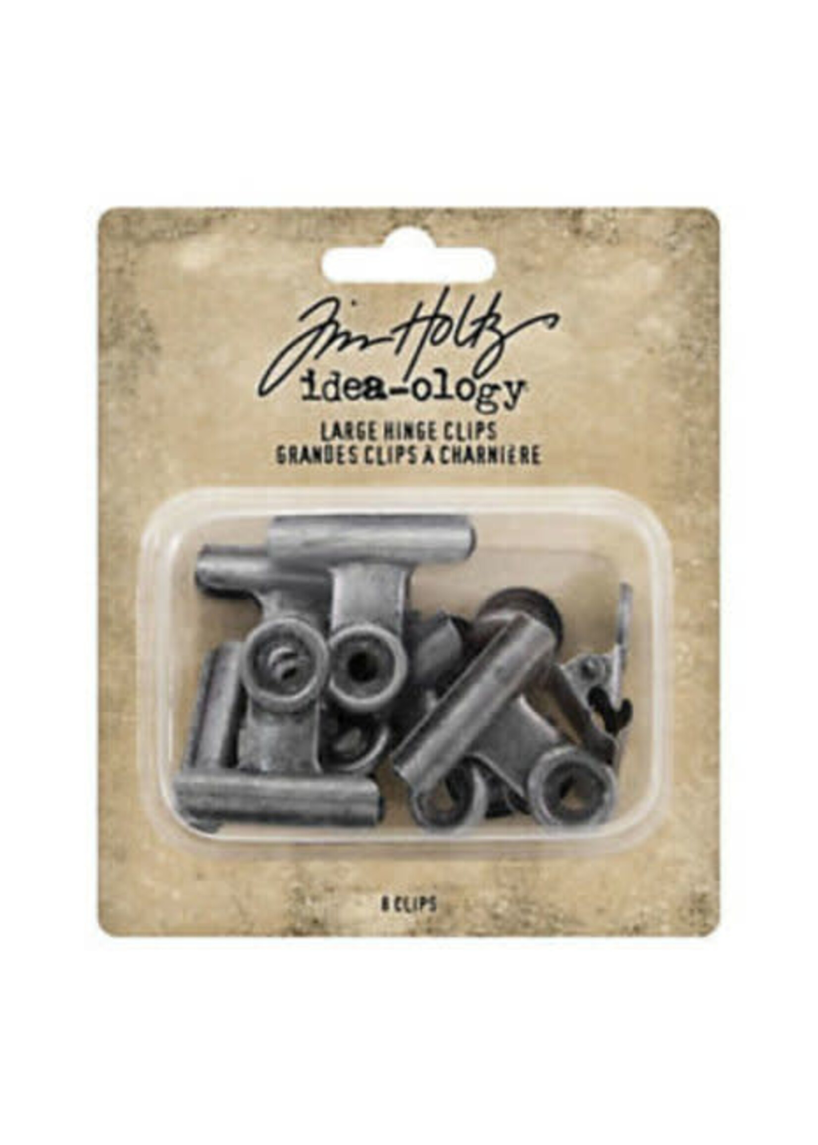 Tim Holtz Tim Holtz Hinge Clips Large (8pcs) (TH93787)