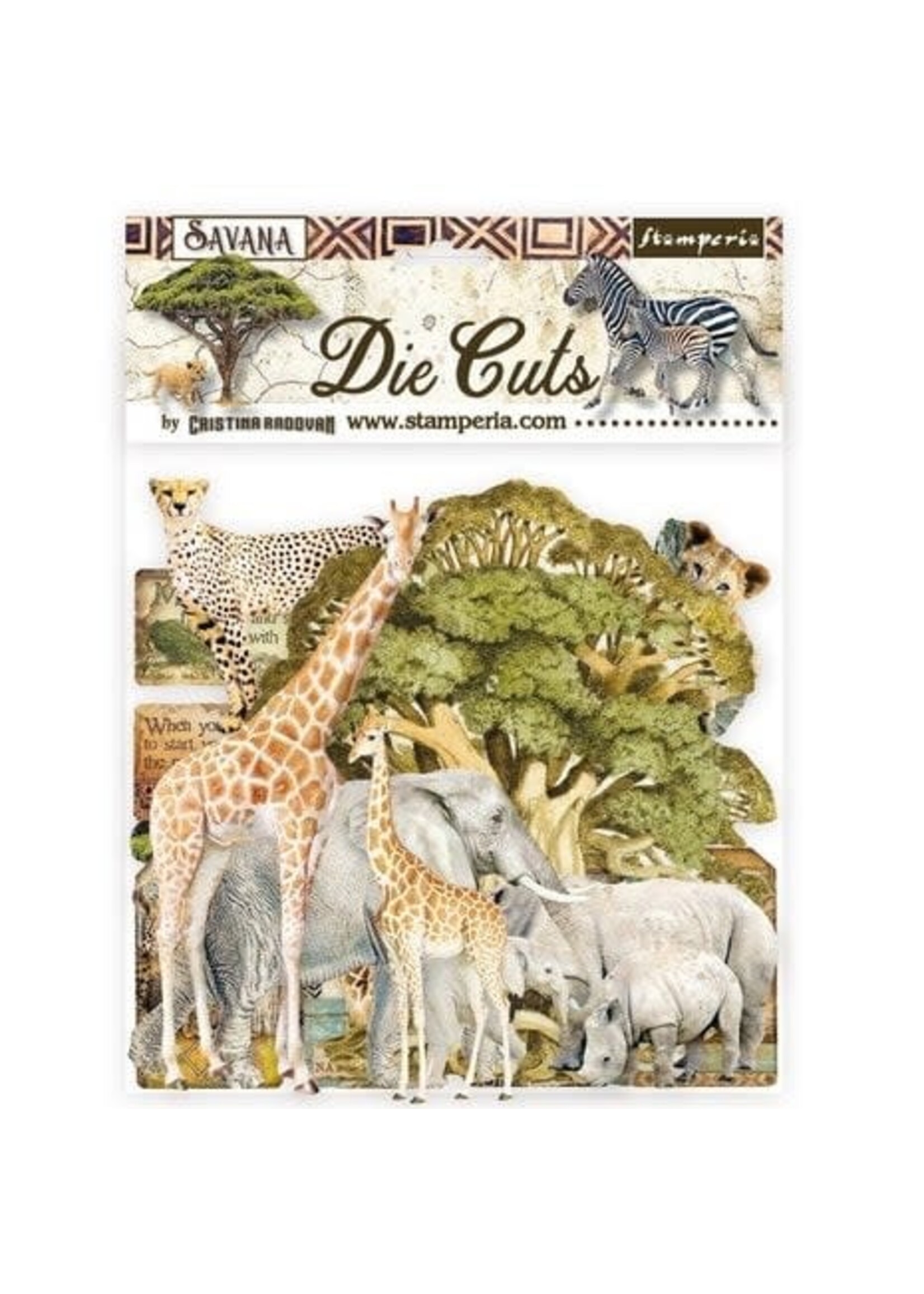 Stamperia Savana Die Cuts (DFLDC58)