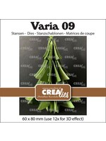 Crealies Crealies Varia 09 3D Kerstbal CLVARIA09 60x80mm(use12xfor3Deffect) (08-23) Artikelnummer 115634/1959