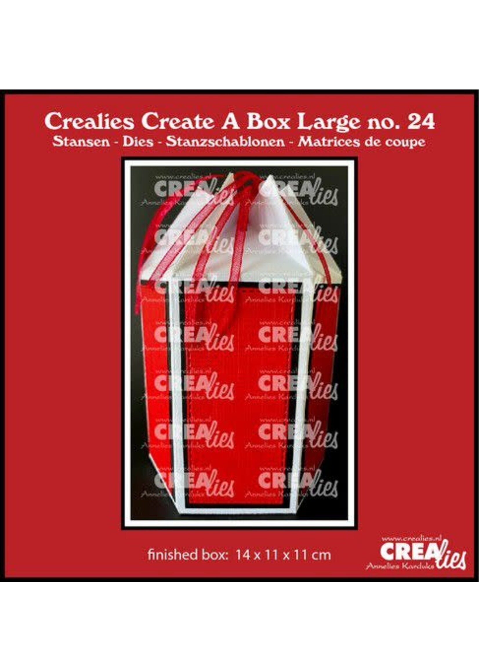 Crealies Crealies Create A Box Large Zeshoek doos CCABL24 finished:14x11x11cm (07-23) Artikelnummer 115634/2424