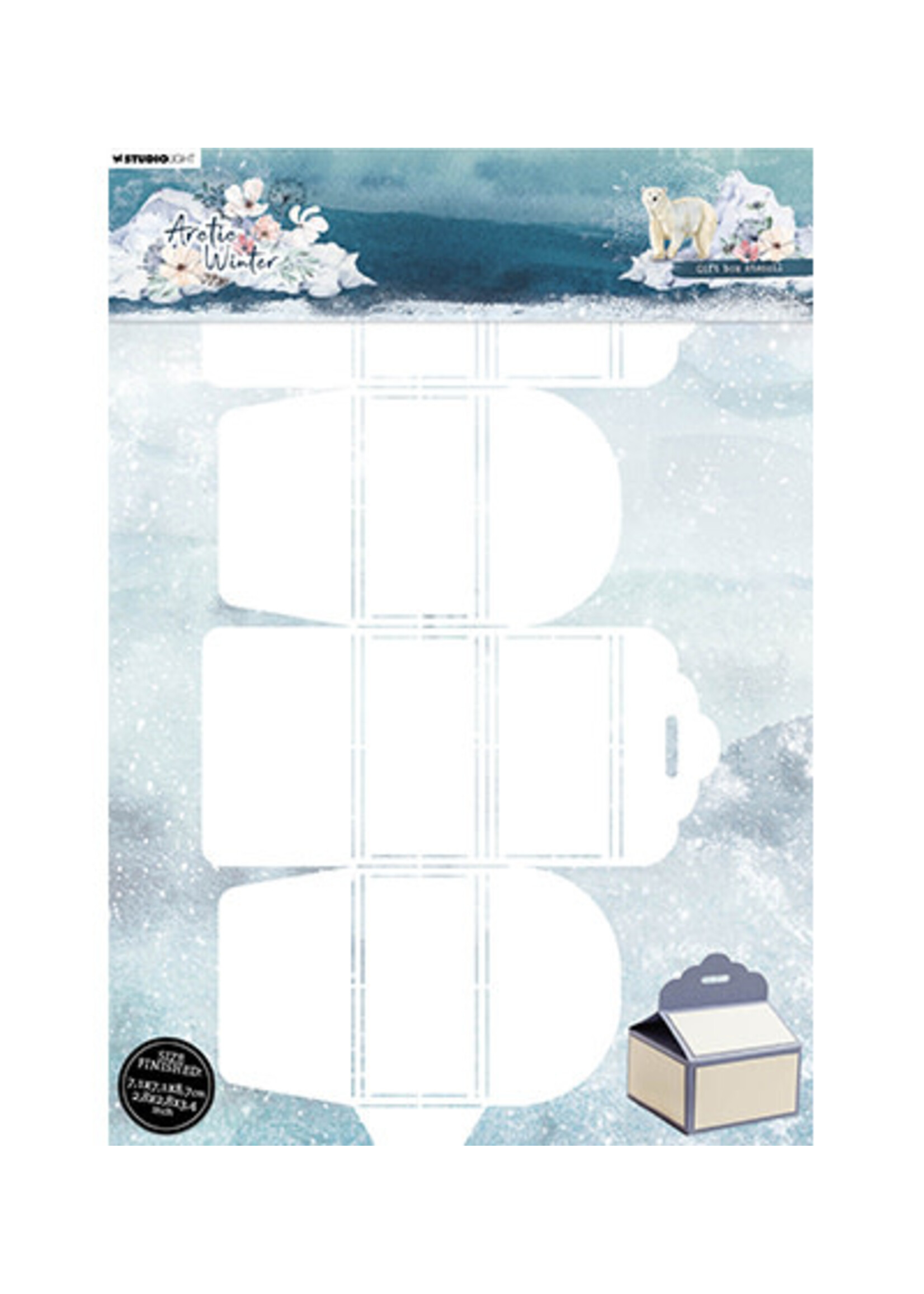 Studio Light SL-AW-STEN02 - Stencils Giftbox Artic Winter nr.02