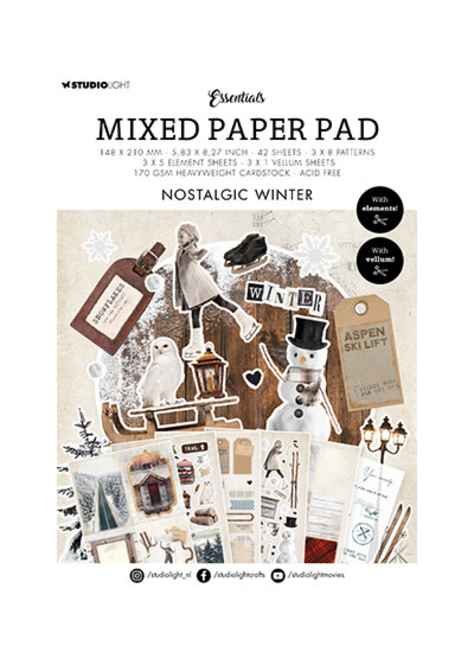 Studio Light SL-ES-MPP28 - Nostalgic winter Essentials nr.28