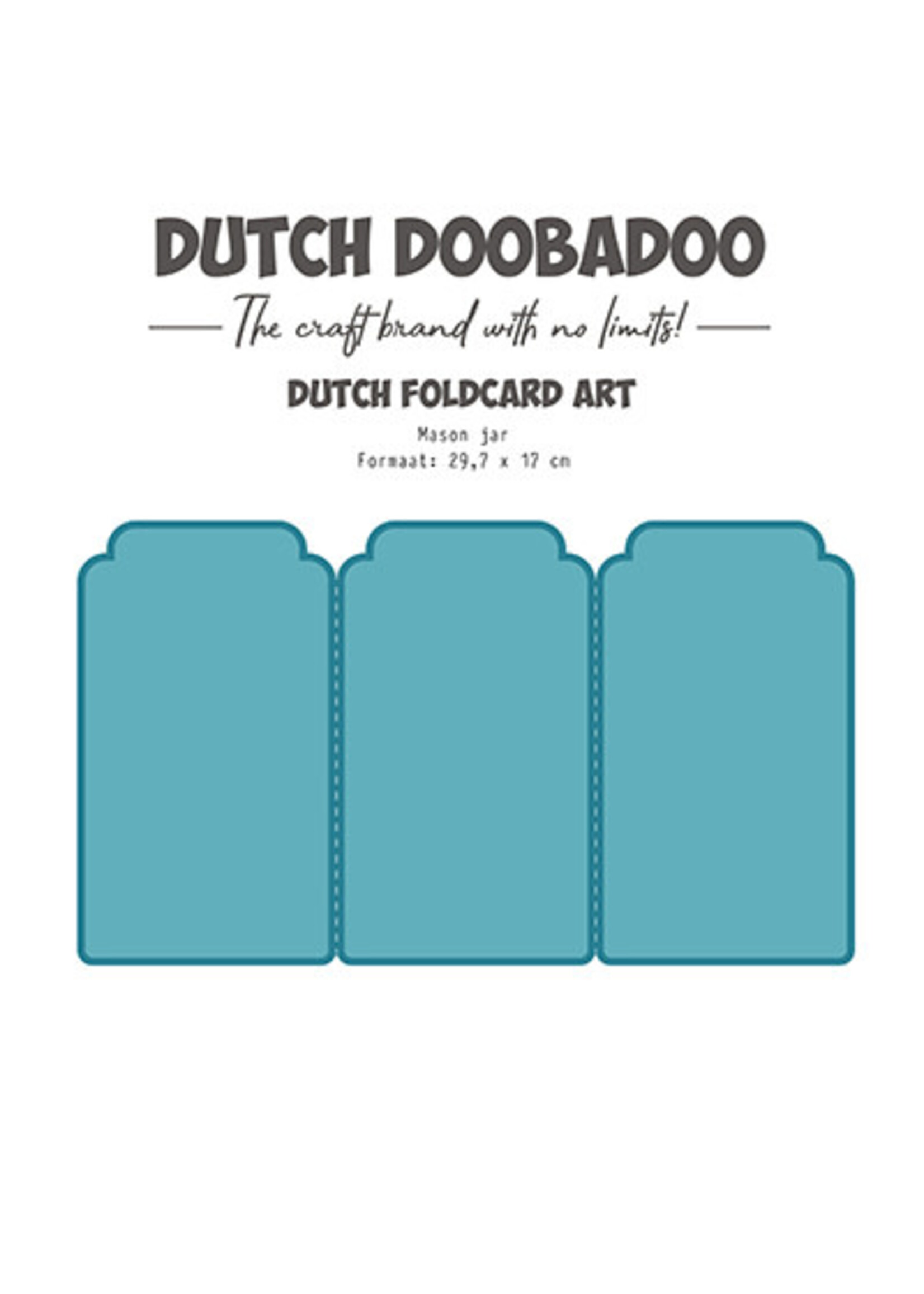Dutch Doobadoo 470.784.279 - Fold Card-Art Mason Jar