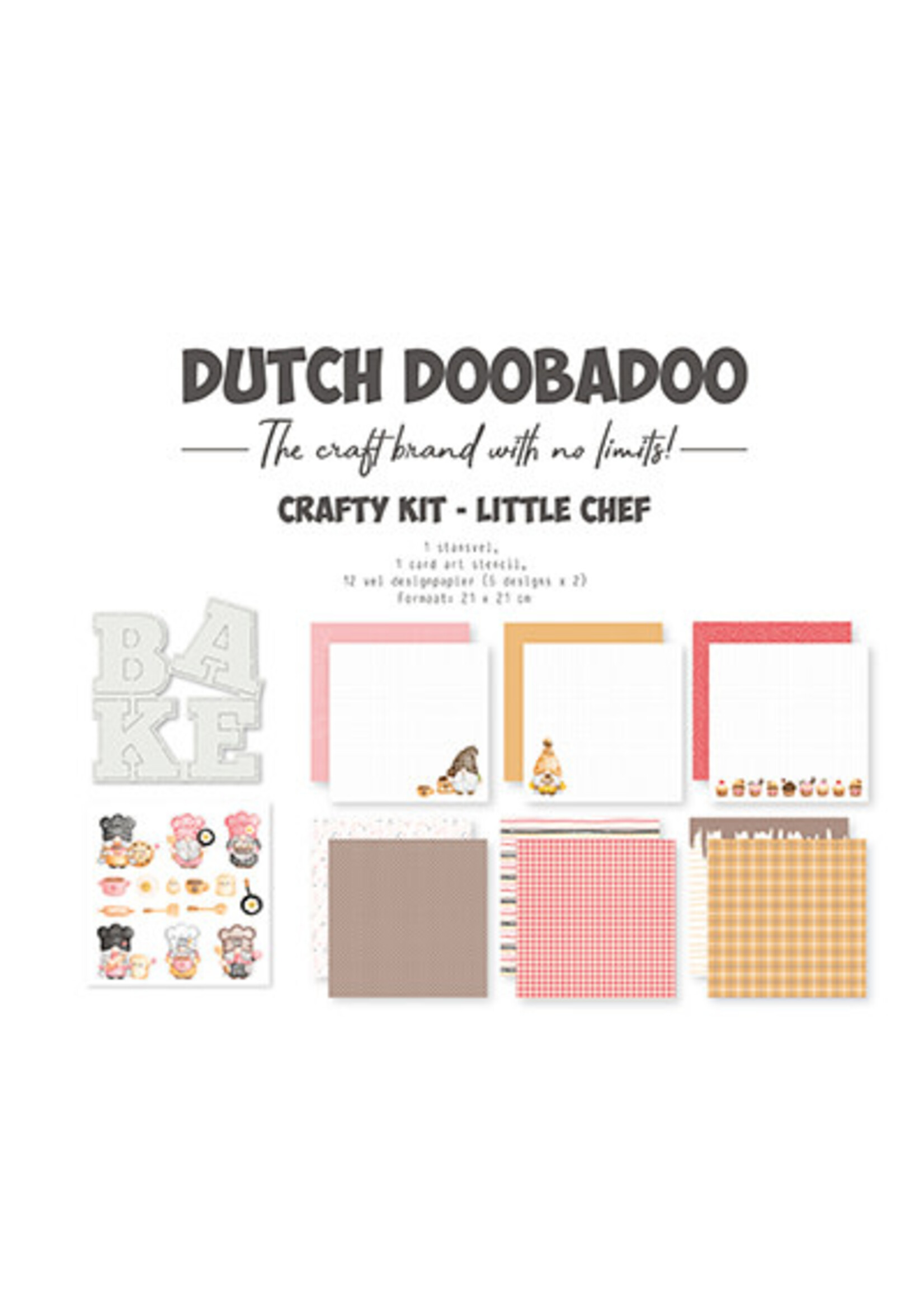 Dutch Doobadoo 473.005.053 - Crafty Kit Little Chef