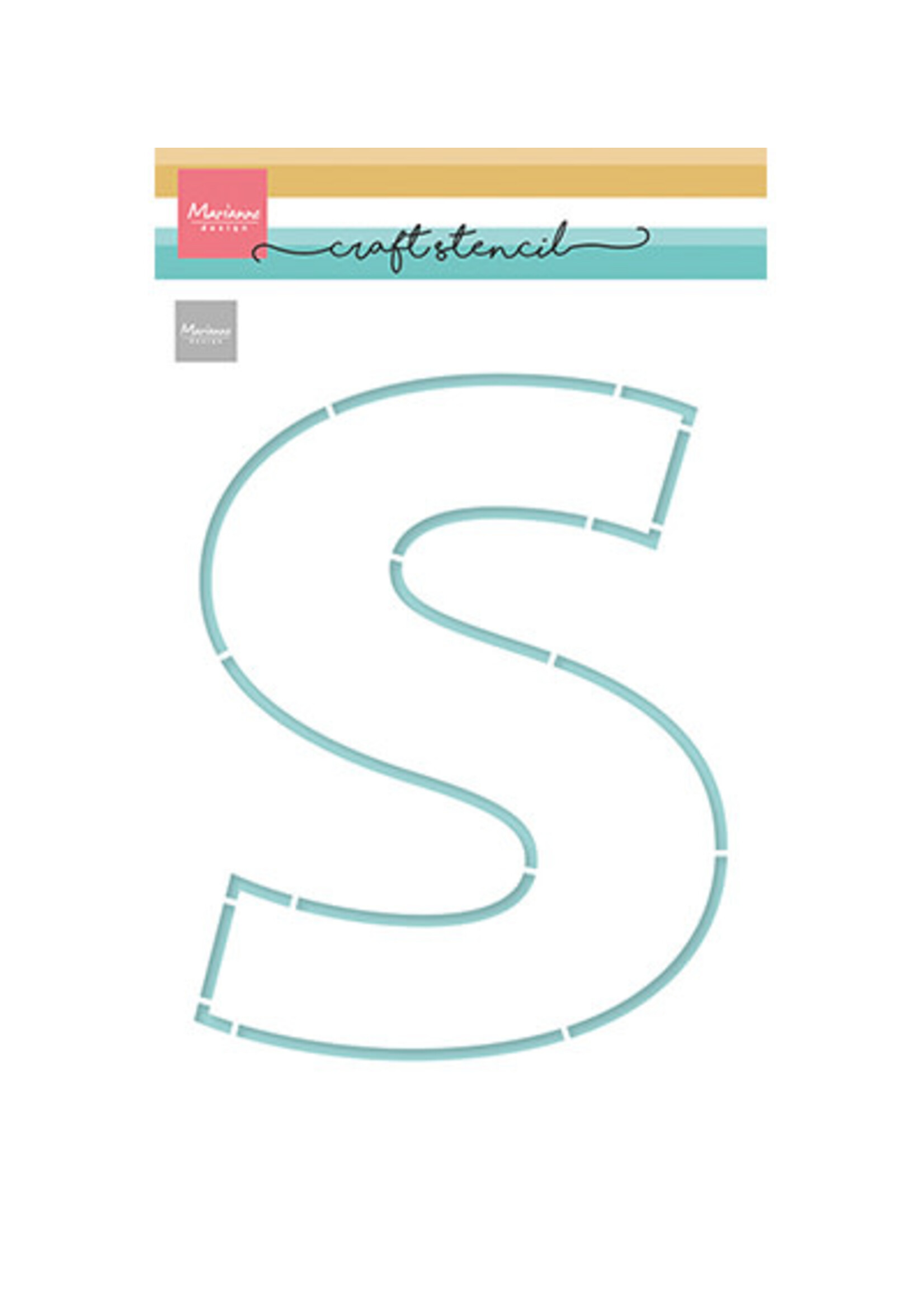 Marianne Design PS8147 - S-Letter