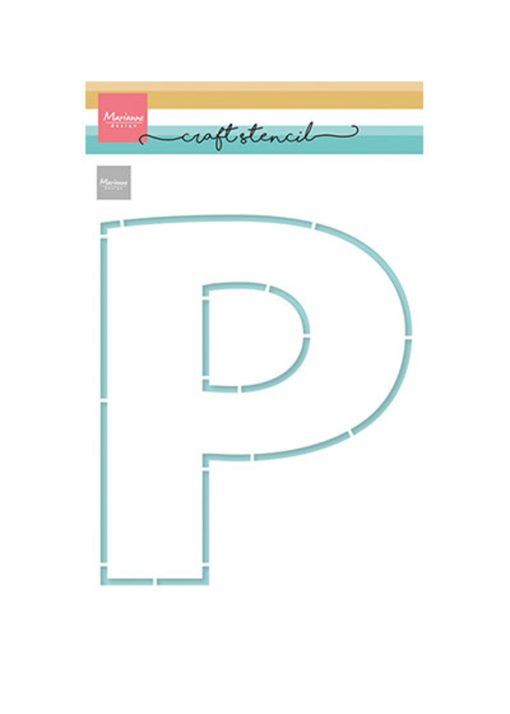 Marianne Design PS8148 - P-Letter