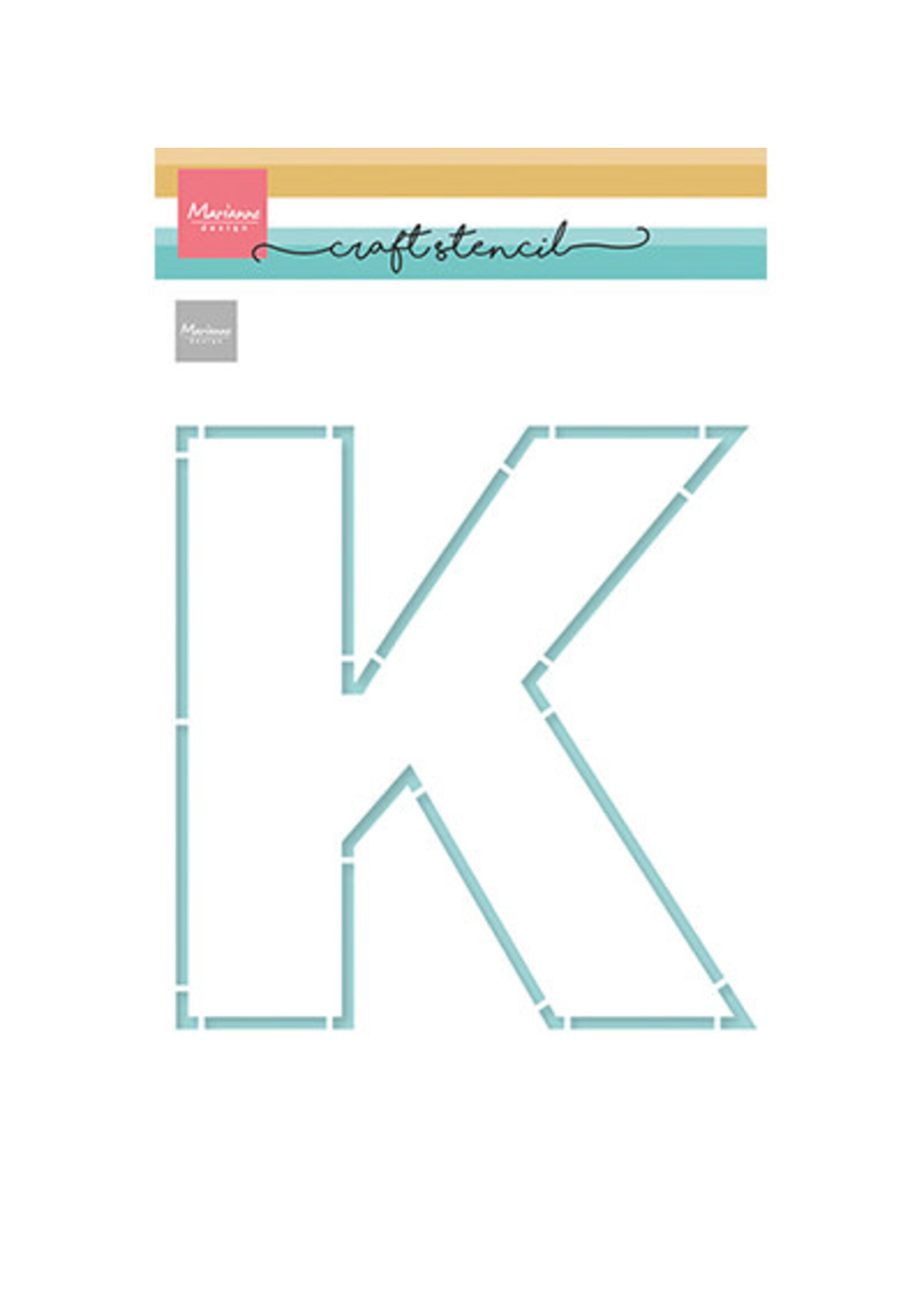 Marianne Design PS8149 - K-Letter