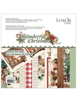 Lemon Craft Wonderful Christmas 8x8 Inch Paper Pad (LEM-WONCHRI-02)