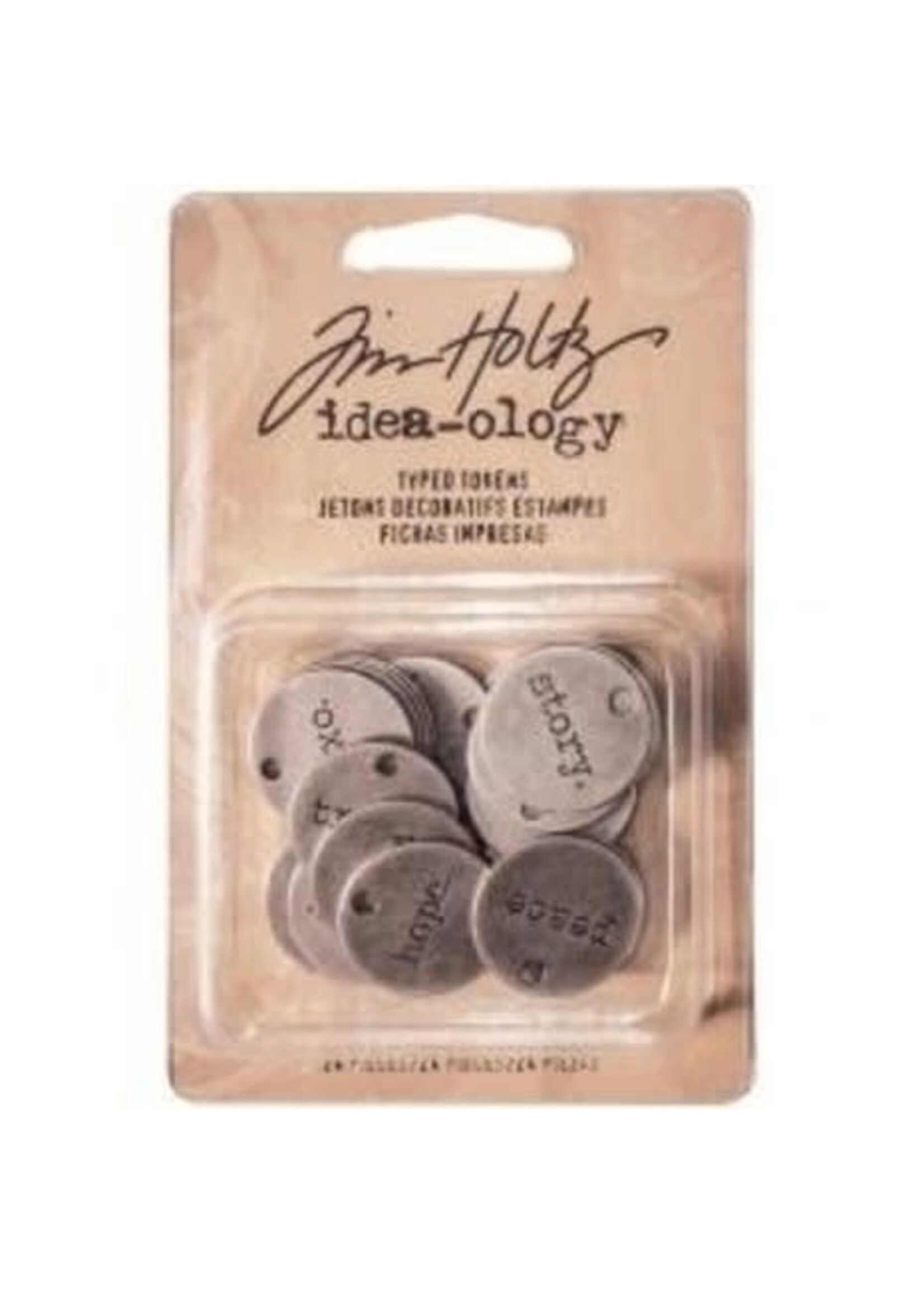 Tim Holtz Tim Holtz Typed Tokens (24pcs) (TH93203)