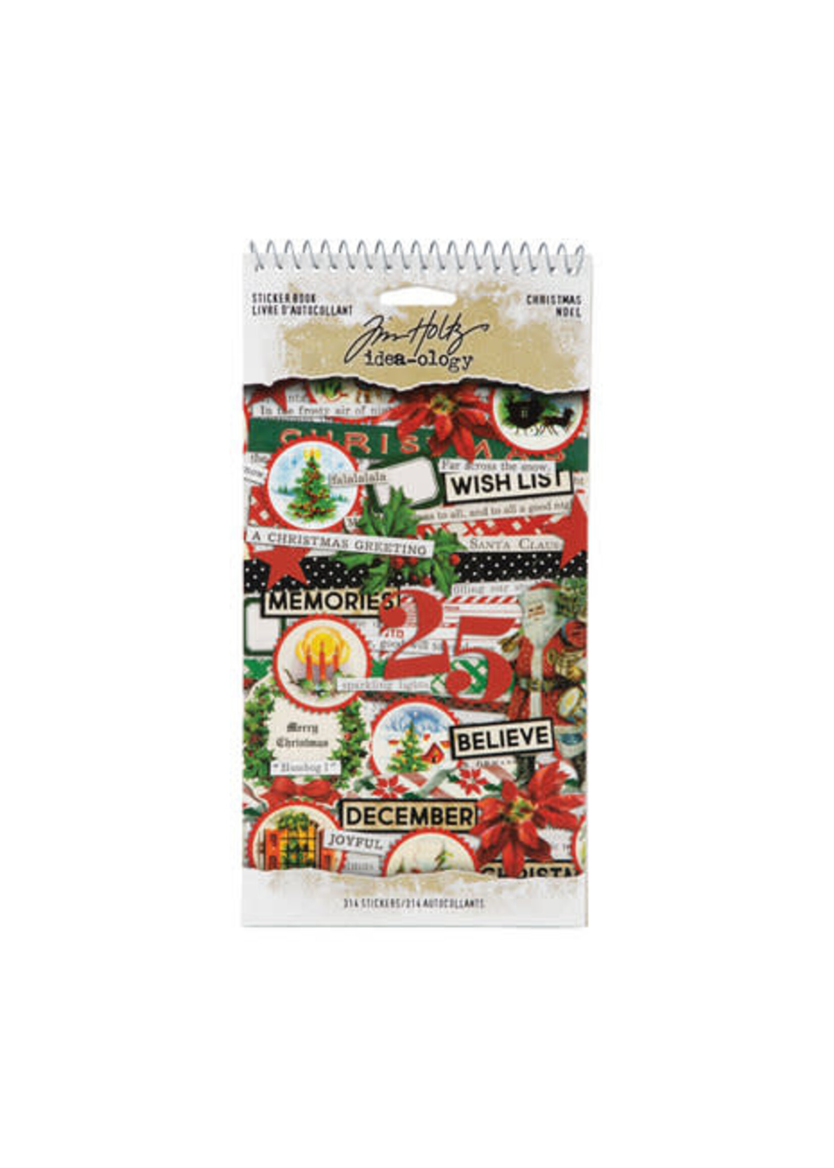 Tim Holtz Tim Holtz Sticker Book Christmas (TH94294)