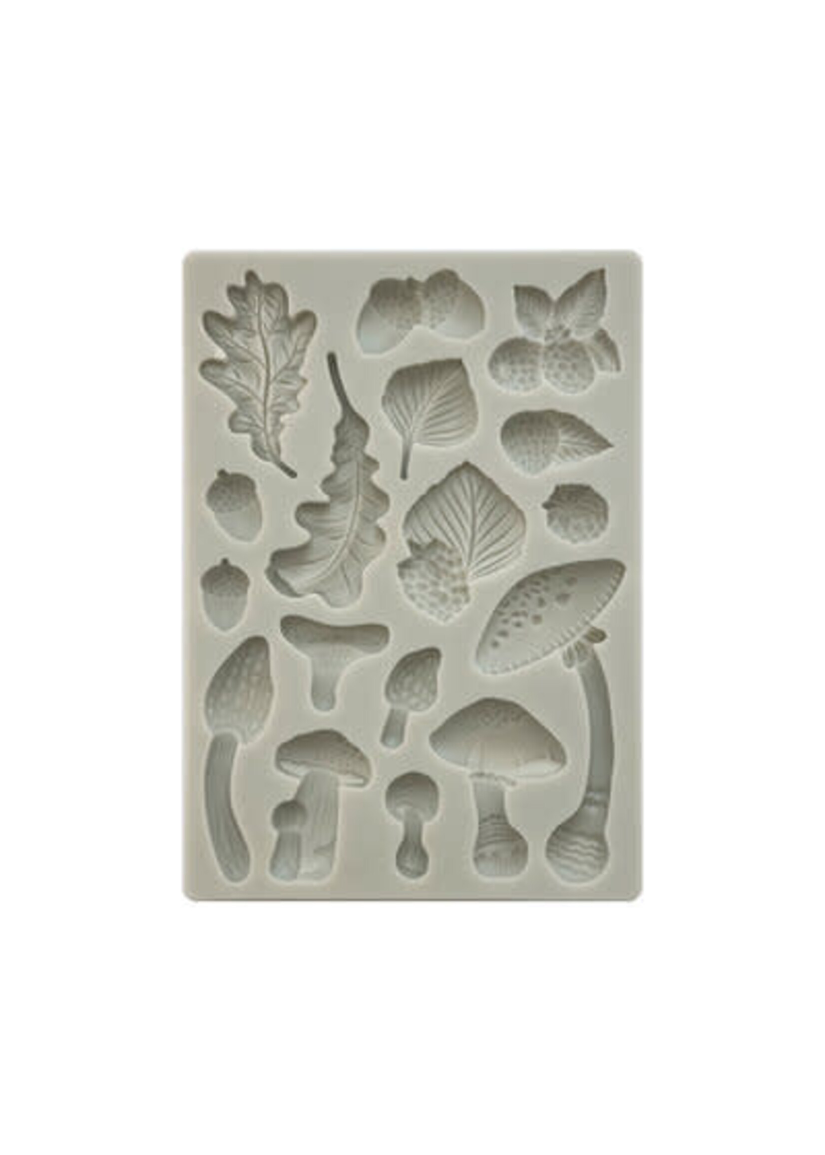 Stamperia SILICON MOLD A5 - WOODLAND MUSHROOMS
