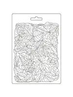 SOFT MOULD A5 - WOODLAND LEAVES PATTERN