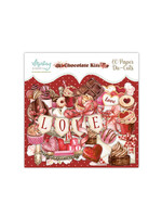 Mintay PAPER DIE-CUTS - CHOCOLATE KISS, 60 PCS