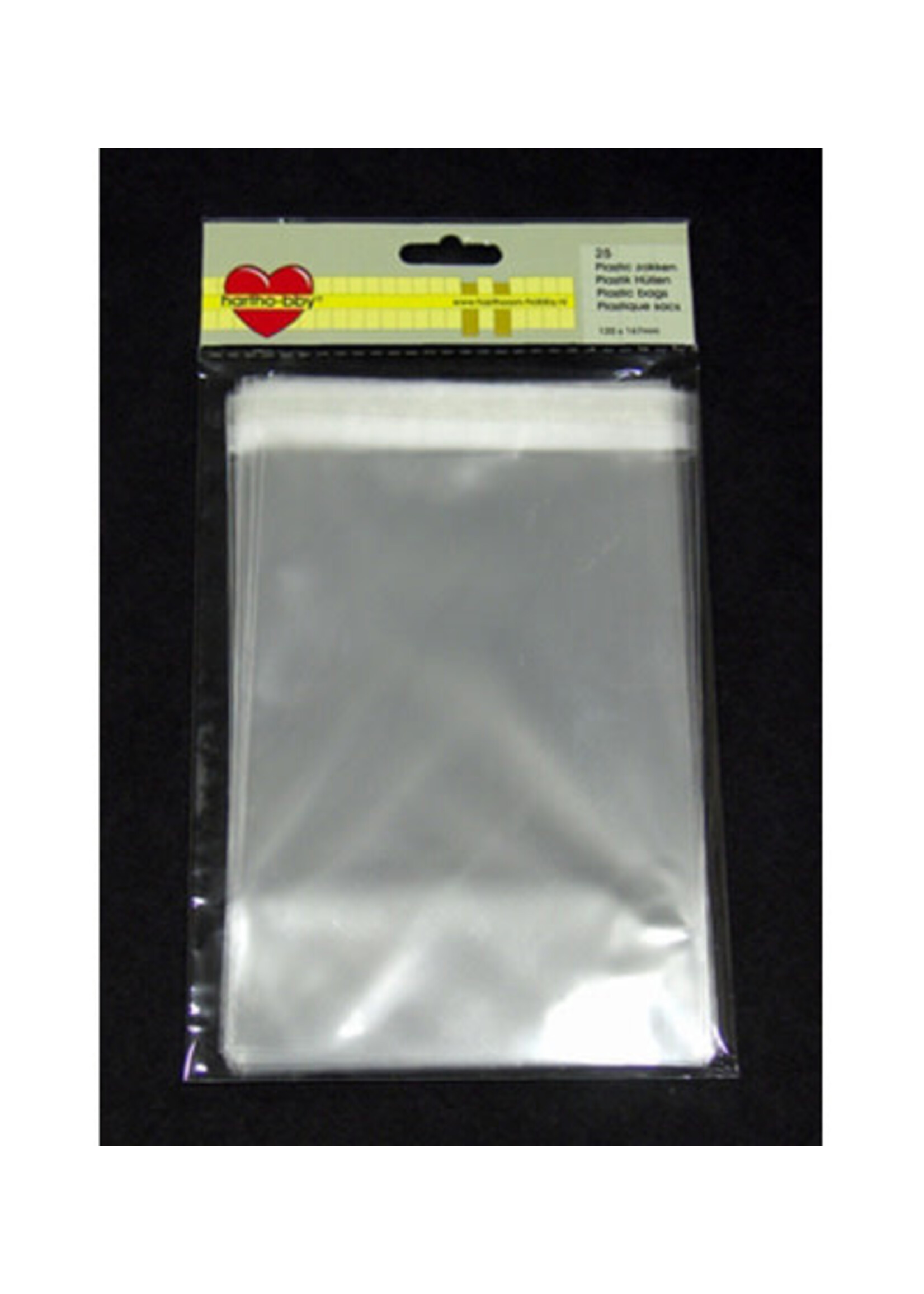 Le Suh 64003 - (25)Transparante zakjes met plakstrip 25 pcs / 120x167mm