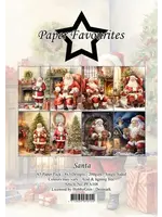 Paper Favorites Santa A5 Paper Pack (PFA108)