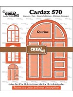 Crealies Crealies Cardzz Frame & inlay Quirine CLCZ570 max. 8,5 x 12,5 cm (10-23) Artikelnummer 115634/5580