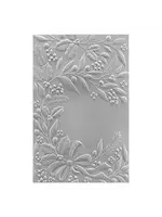 spellbinders Holiday Floral Swag 3D Embossing Folder (E3D-041)