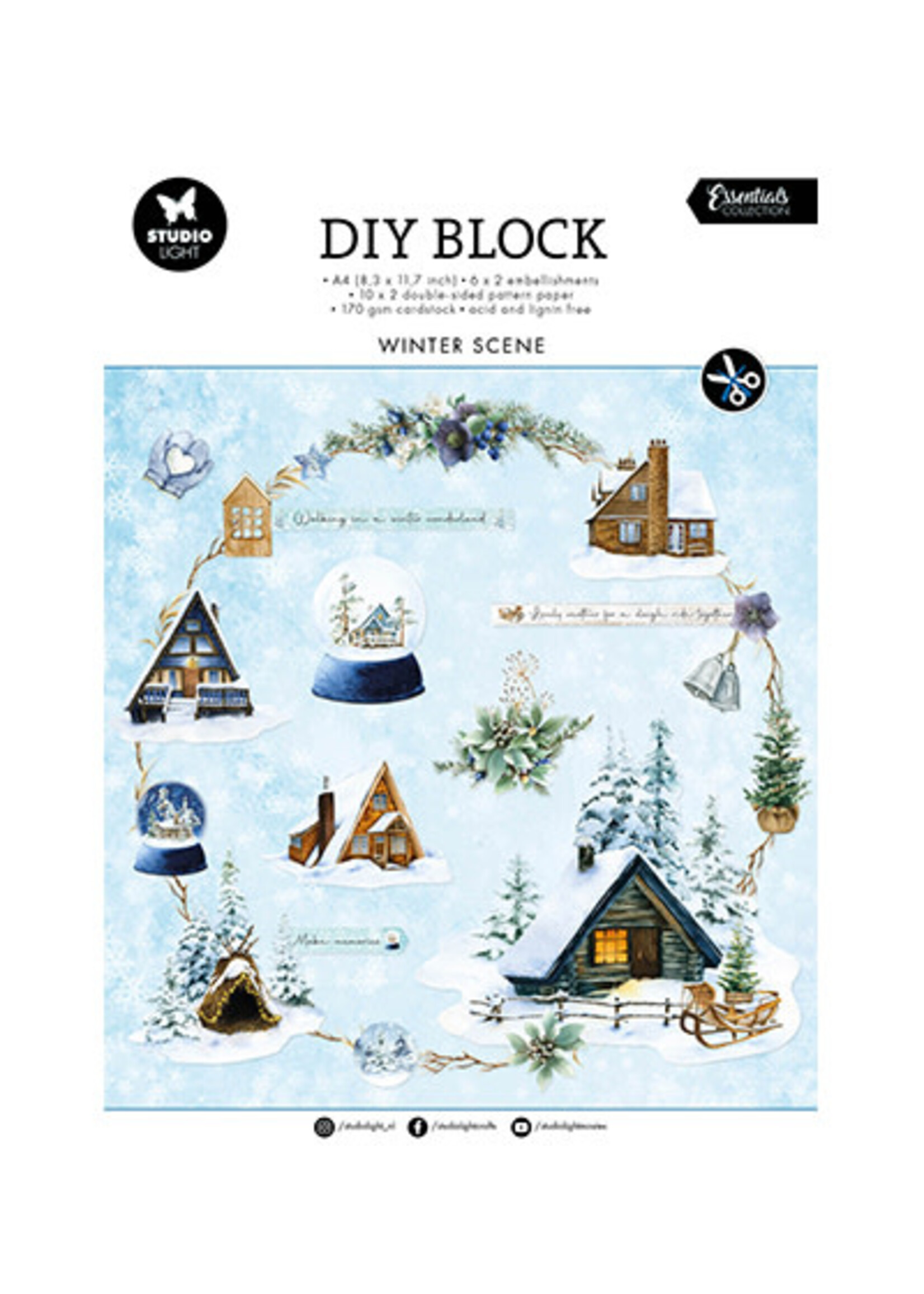 Studio Light SL-ES-DCB60 - DIY Block Winter scene Essentials nr.60