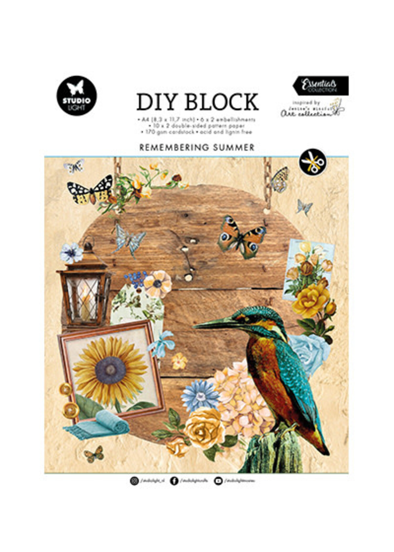 Studio Light SL-ES-DCB61 - DIY Block Remembering summer Essentials nr.61